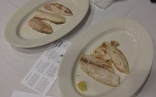 image of cooked fish filets on plates