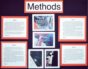 elementary student poster: methods