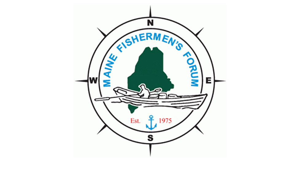 Maine Fishermen's Forum compass rose style logo