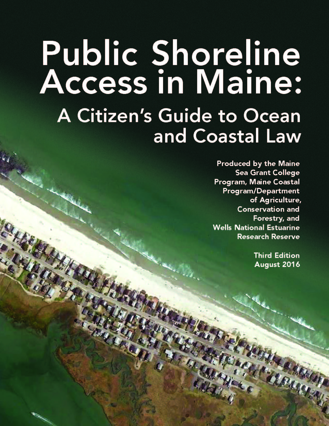 photo of the cover of the Public Shoreline Access in Maine publication