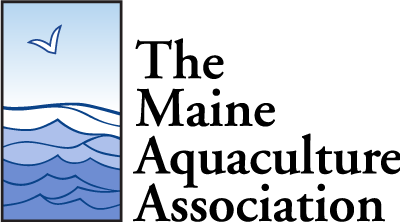 logo for the maine aquaculture association