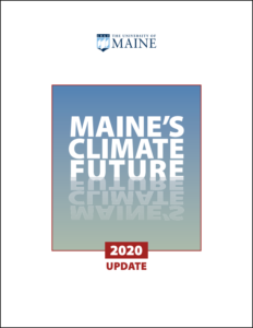cover of the Maine's Climate Future 2020 update publication