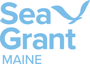 Maine Sea Grant logo light blue stacked