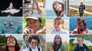 Collage of 12 Maine Sea Grant Undergraduate Scholarship Recipients.