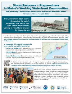 Representation of Storm Response + Preparedness factsheet